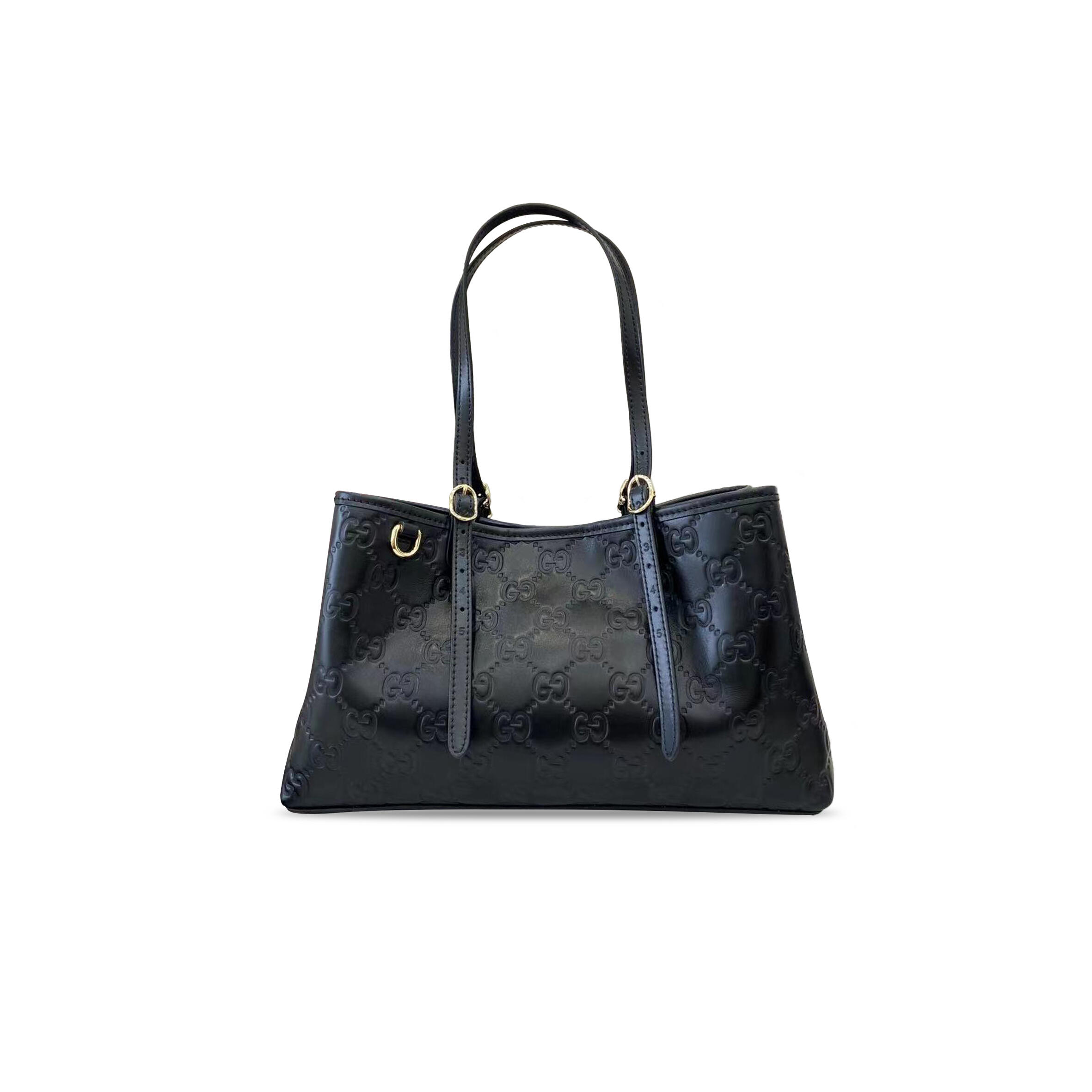 GUCCI GG EMBLEM MEDIUM TOTE BAG ‎815214 (30*18*11cm)